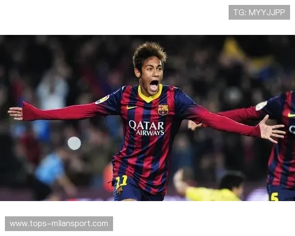 内马尔左侧小范围穿插技术流尽显